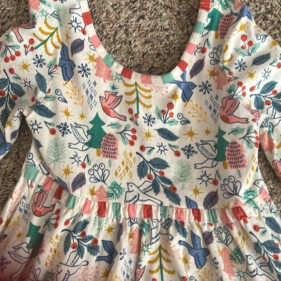 Wildflowers girls 6 Best Day Ever Merry Merry Holiday Dress! Can wear as tunic! - Picture 5 of 10
